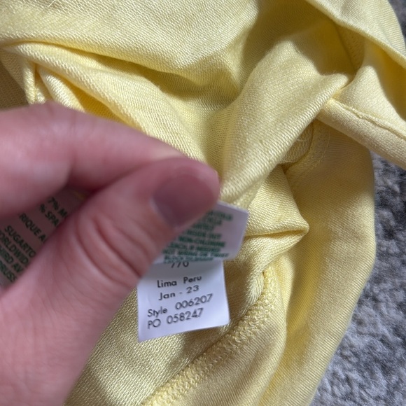 Lilly Pulitzer Butter Yellow Popover - Picture 9 of 13